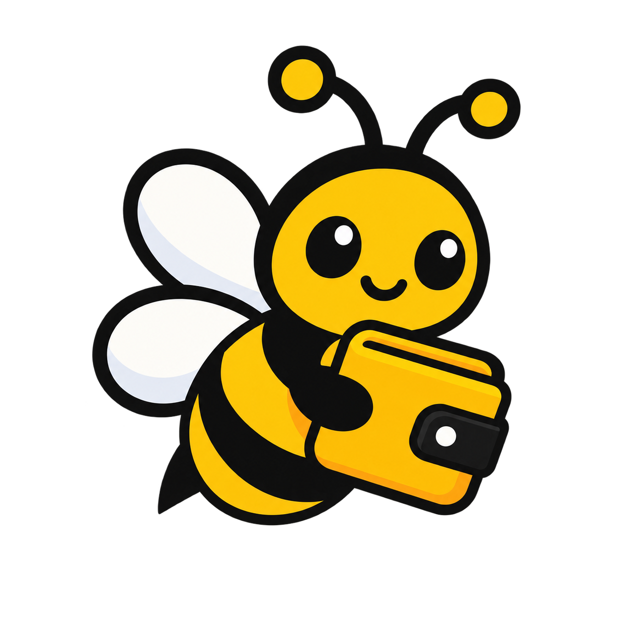 Bee Wallet Lab bee mascot